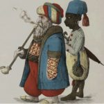 Een voorloper van Jan Schenkman: een Kerstman met een zwarte knecht (1803)