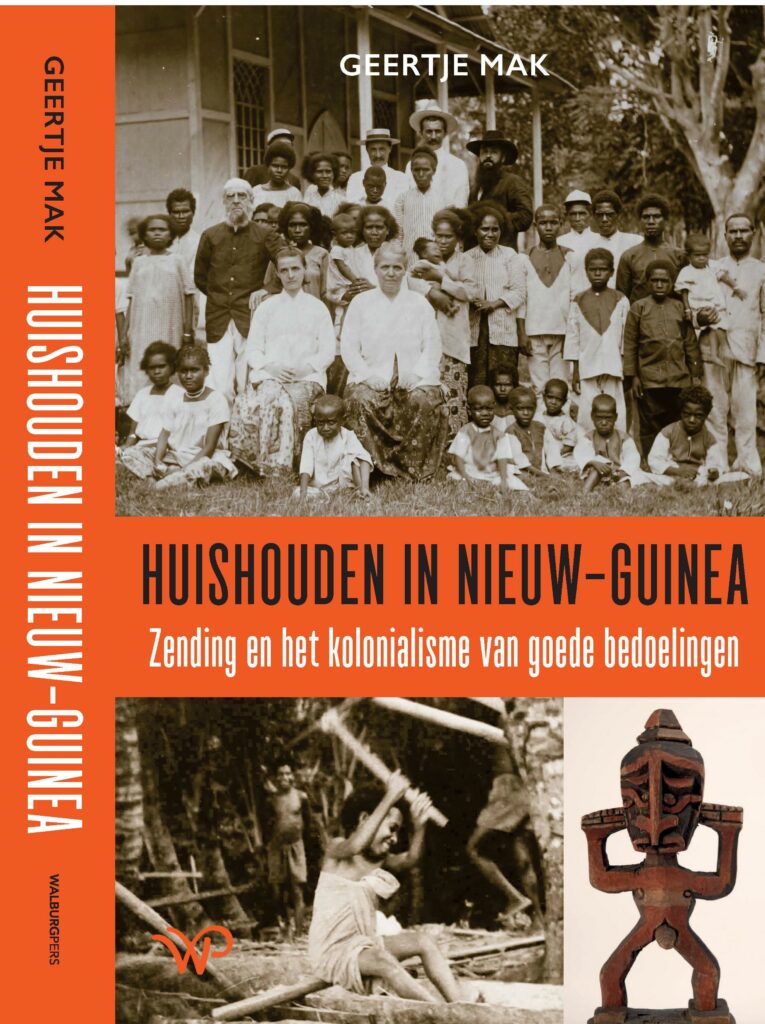 Kaft van het beok van Geertje Mak: Huishouden in Nieuw-Guinea