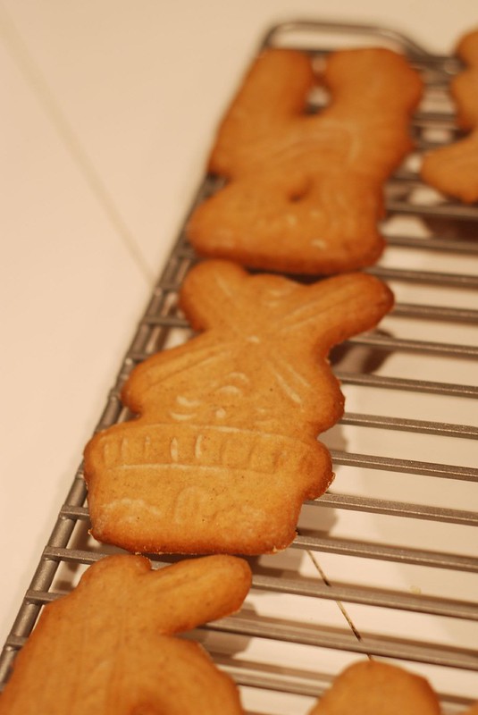 Foto van zelfgebakken speculaas.