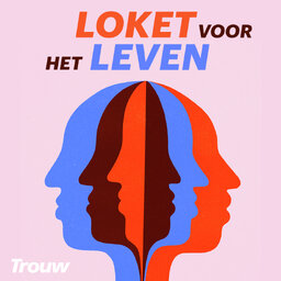 loket voor het leven. Een grafische afbeelding van een waaier aan gezichten.